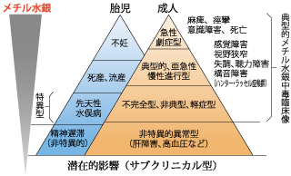 メチル水銀の曝露と症状:原田のモデル